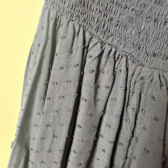 URBAN OUTFITTERS Swiss Dot Black Romper Size Small Shorts Skort - Picture 5 of 10